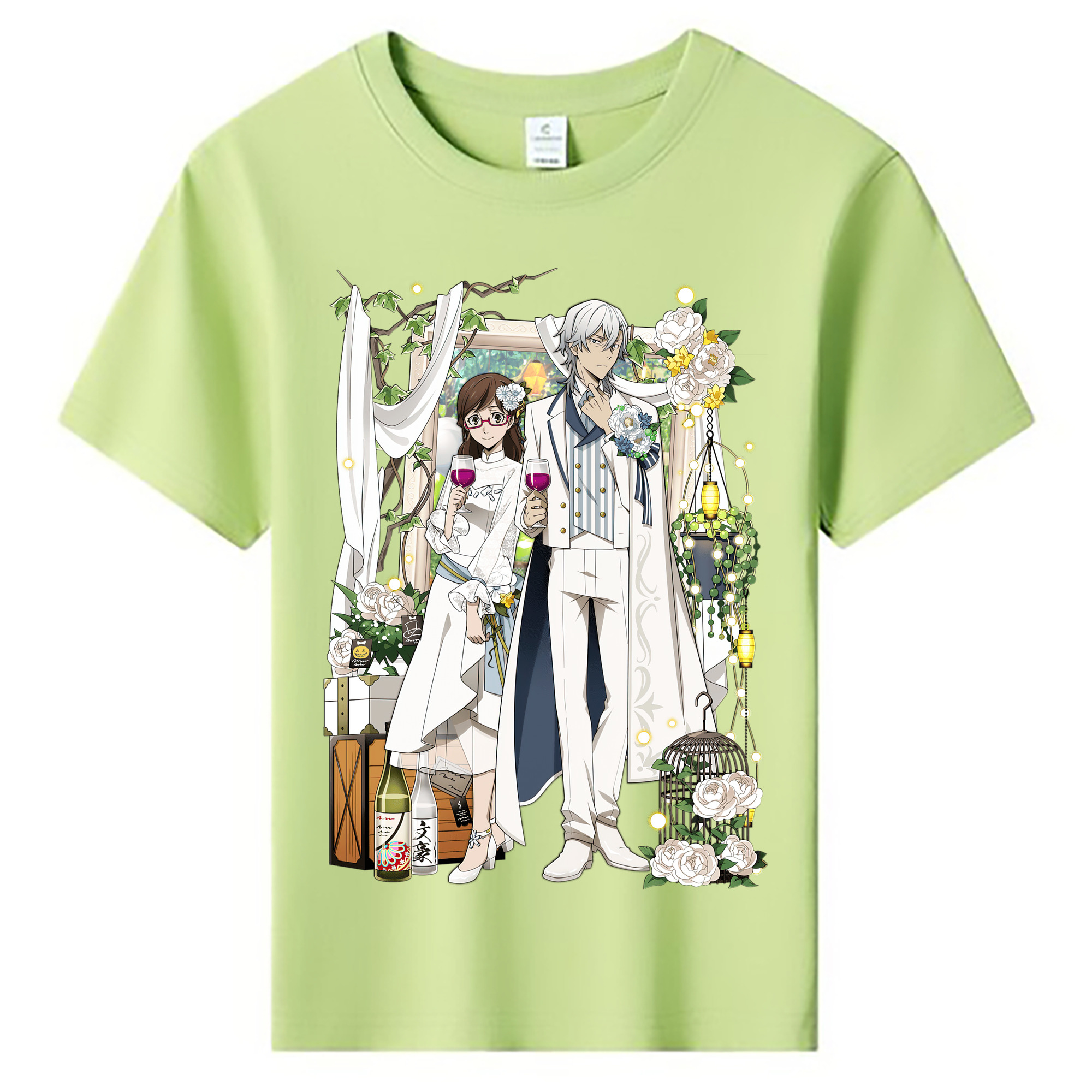（画像用） 文豪ストレイドッグス Bungo Stray Dogs 綿100％キッズTシャツ（フロントプリント）